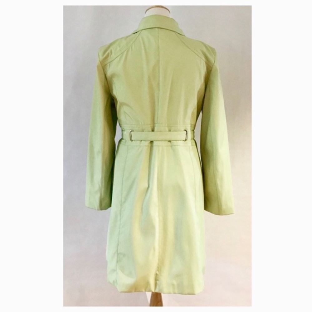 Nine West Lime Green Trench Coat - Picture 2 of 11